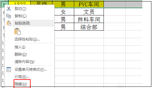 如何在复制粘贴时不会粘贴Excel中隐藏的数据？
