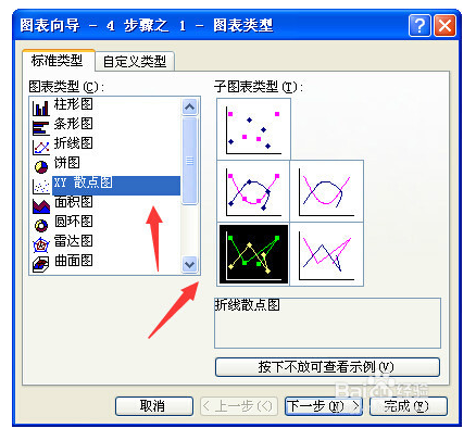 如何用excel做双对数图?
