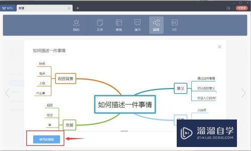 怎样在WPS中新建思维导图？