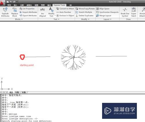 AutoCAD制作自定义线型及使用