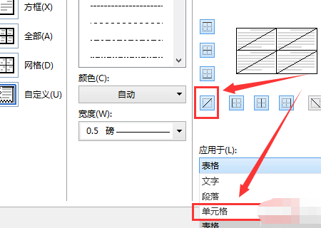 wps表格中把一个单元格用斜线分成俩部分怎么弄啊?