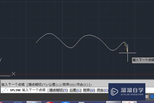 AutoCAD二维绘图训练二百三十之偏移样条曲线