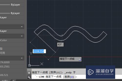 AutoCAD二维绘图训练二百三十之偏移样条曲线