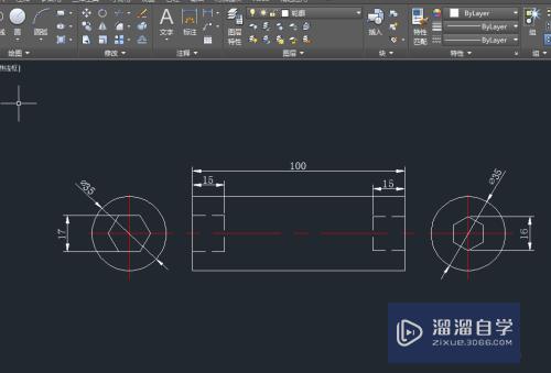 CAD如何画圆套筒(cad怎么画套筒)