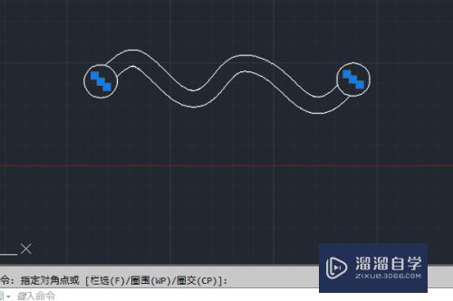 AutoCAD二维绘图训练二百三十之偏移样条曲线