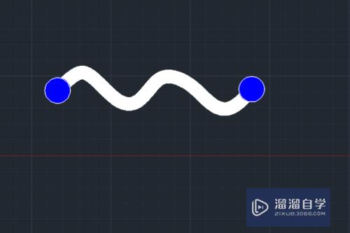 AutoCAD二维绘图训练二百三十之偏移样条曲线