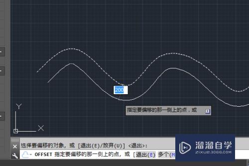 AutoCAD二维绘图训练二百三十之偏移样条曲线