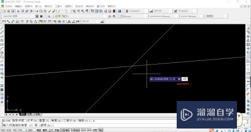 CAD2007如何用构造线画角度(cad怎么用构造线画角度)