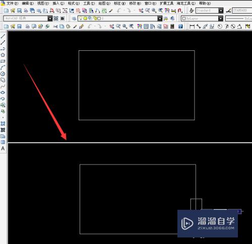 CAD怎么分成两个视口(cad怎么分成两个视口一个图形)