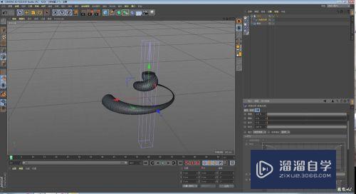 C4D样条约束变形器工具介绍