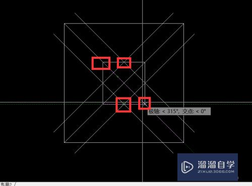 CAD极坐标系回型镖的制作