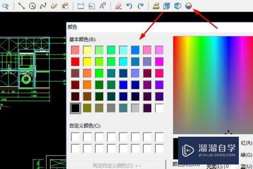 CAD彩色图纸怎么变成黑进行打印(怎么把彩色cad图纸打印成黑白)