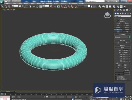 3DMax怎么制作圆环？