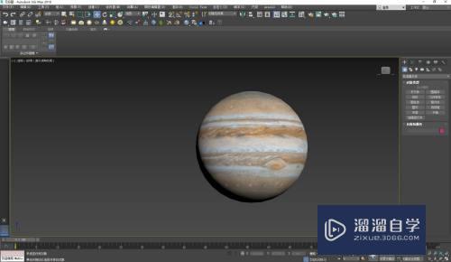 3DMax怎么搭建木星模型？