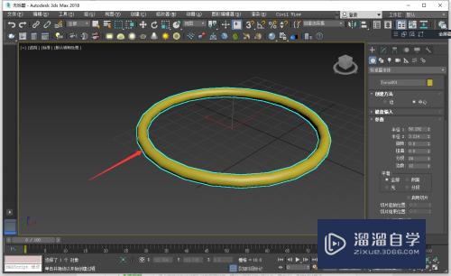 3DMax怎样快速生成圆环模型(3dmax怎样快速生成圆环模型图)