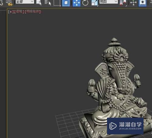 3DMax把模型转化成浮雕