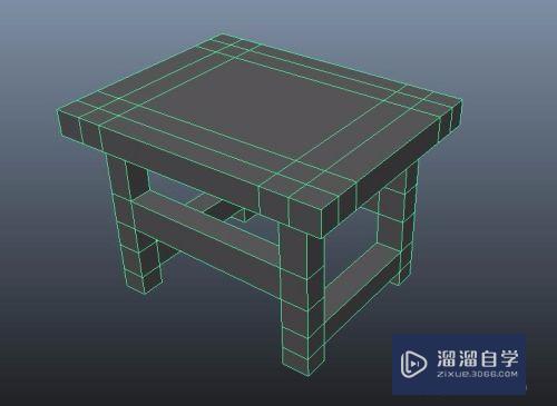 Maya如何创建凳子模型？