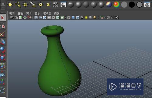 Maya中如何创建花瓶模型(maya制作花瓶模型)