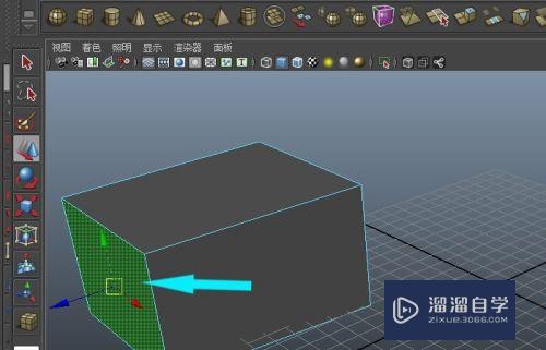 Maya中如何对模型选择面操作(maya怎么选择模型)
