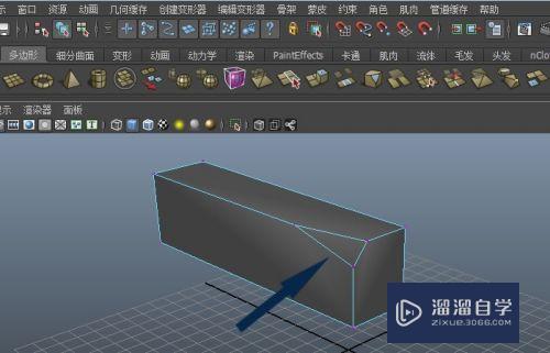 Maya中如何创建切角长方体模型(maya切角在哪里)