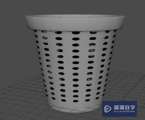 如何用Maya<esred>制作</esred>一个镂空<esred>垃圾</esred>桶？
