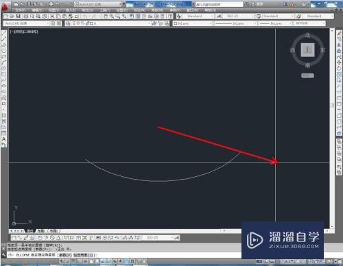 CAD如何快速制作椭圆弧(cad如何快速制作椭圆弧形图形)