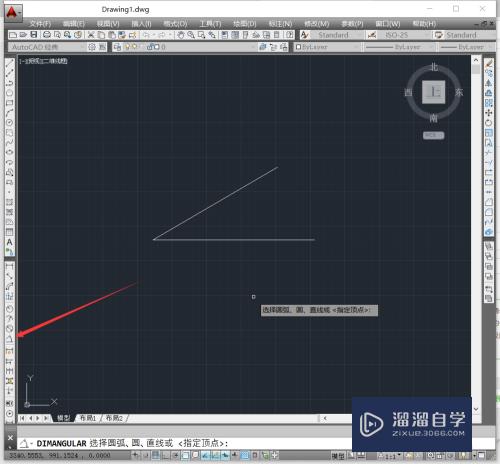 CAD 制图入门 角度 标注