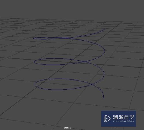 如何用Maya制作螺旋线？