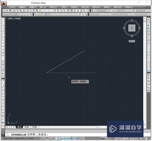 CAD 制图入门 角度 标注