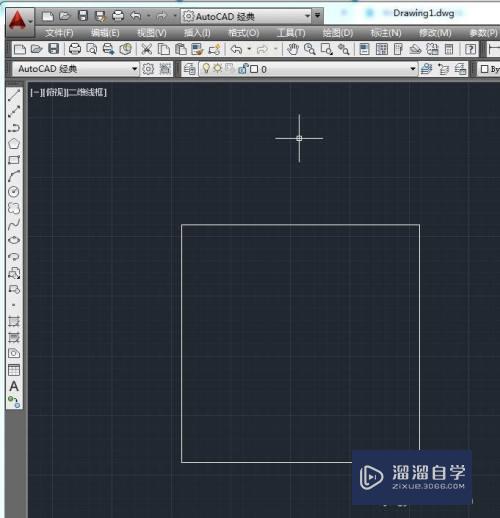 CAD直线工具怎么画矩形