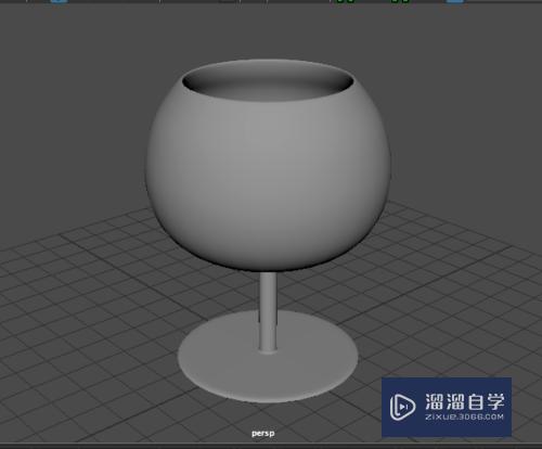 如何使用Maya软件制作一个透明高脚杯？