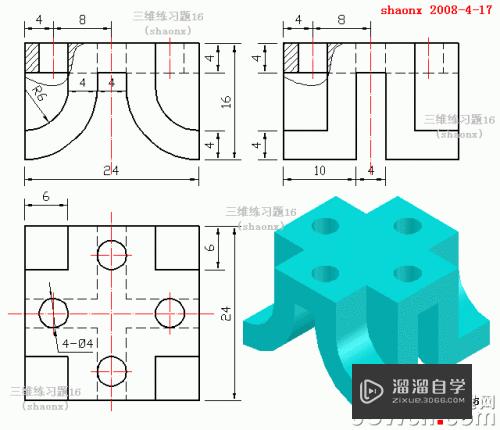 CAD三维建模的旋转和阵列怎么用(cad三维建模旋转命令怎么用)