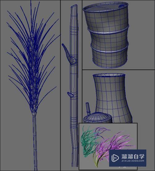 Maya怎么制作稻草人模型(maya怎么做稻草)