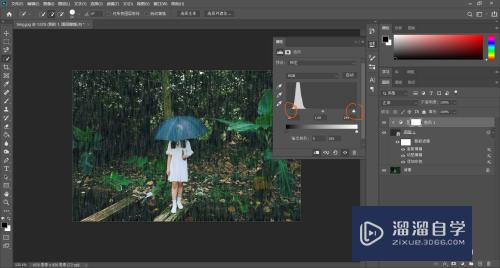PS怎么给图片添加下雨的效果(ps怎么给图片添加下雨的效果图)