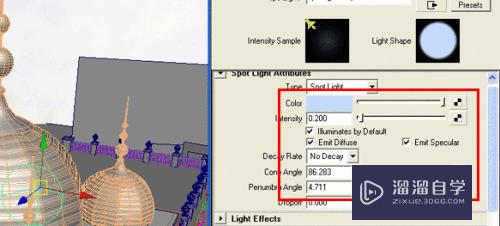 如何用Maya制作穆斯林宗教建筑灯光