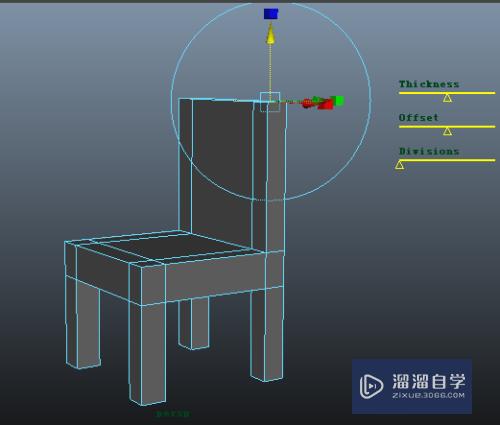 Maya制作简单椅子