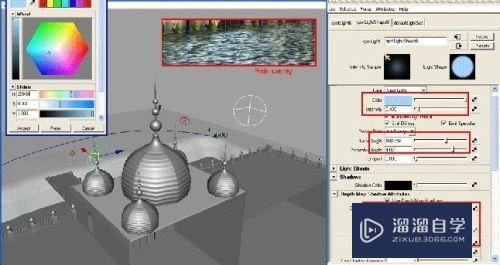 如何用Maya制作穆斯林宗教建筑灯光