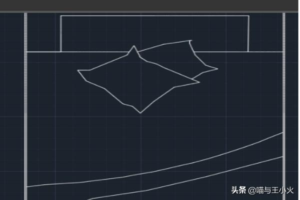 怎么用CAD画一张床？