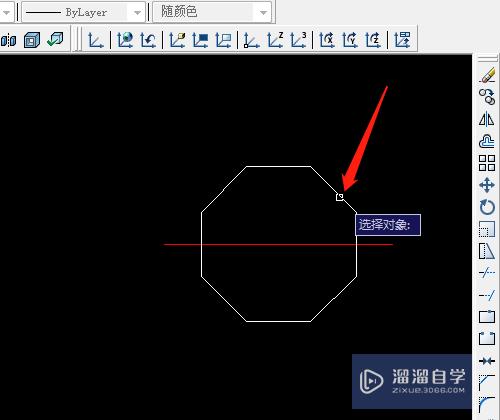 CAD怎么画并旋转正多边形(cad怎么画并旋转正多边形的圆)