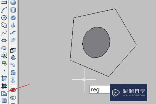 CAD如何创建环形面域(cad如何创建环形面域图)