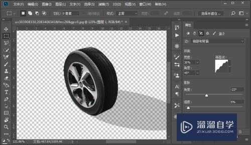 怎么用PS制作轮胎3D模型(怎么用ps制作轮胎3d模型图)