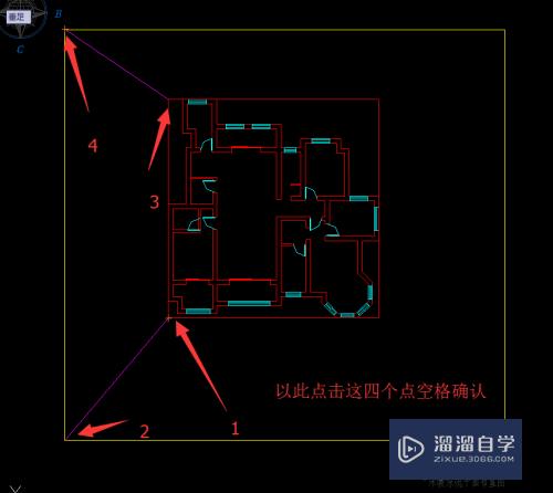 CAD户型图图纸怎么随意放大缩小(cad户型图图纸怎么随意放大缩小比例)