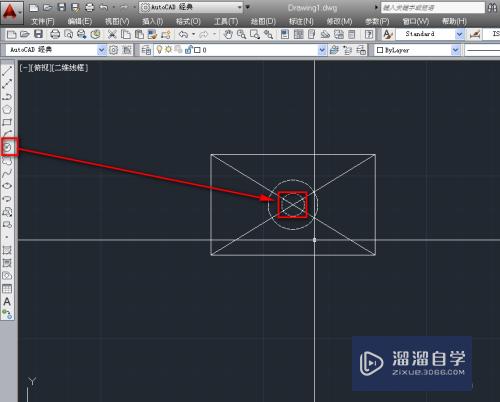 如何使用CAD绘制光盘库？