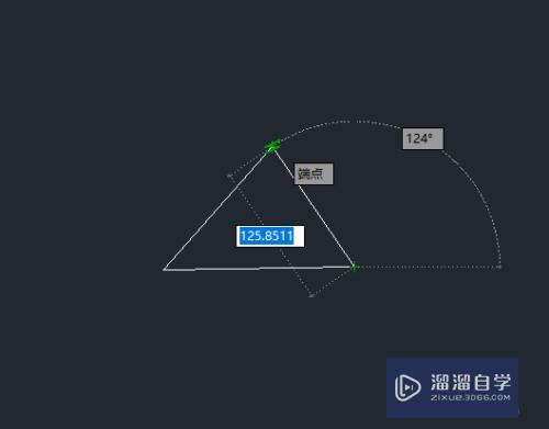 CAD2018中怎么画三角形(cad2019怎么画三角形)