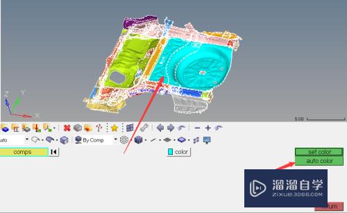 hypermesh如何快速更改模型部件comPS等颜色(hypermesh修改模型)