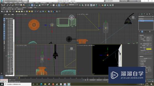 3DSMax怎样制作台灯光