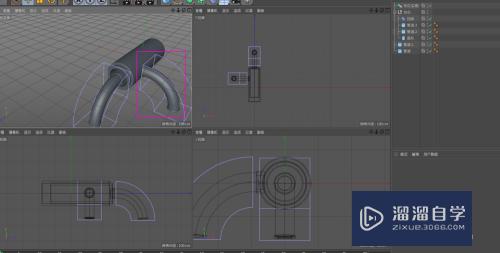 C4D中如何做有机玻璃质感的模型(c4d有机玻璃材质)