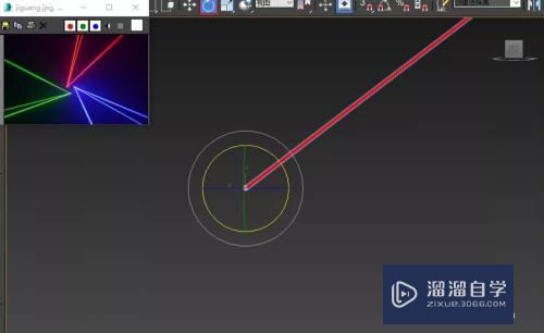 3DSMax怎么制作激光？