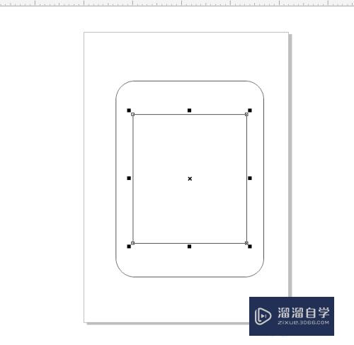 CDR怎样制作扁平化效果手机模型？