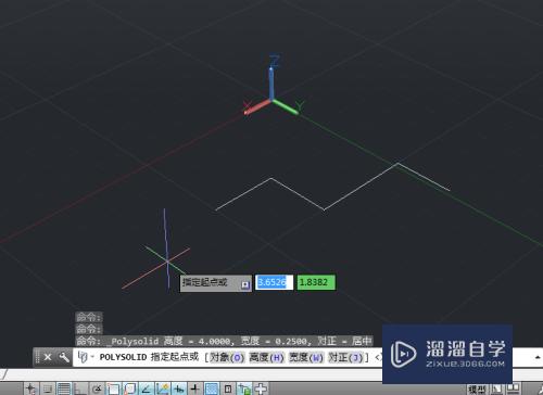 CAD一条多段线怎么转换成多段体